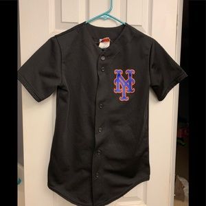 NY Mets Baseball Jersey size Youth Large
